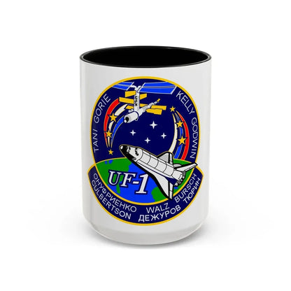 STS 108 (NASA) Accent Coffee Mug 15oz Black - Go Mug Yourself