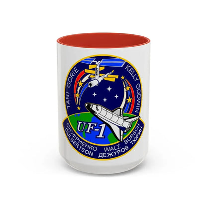 STS 108 (NASA) Accent Coffee Mug 15oz Red - Go Mug Yourself
