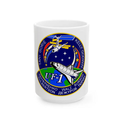 STS 108 (NASA) White Coffee Mug-15oz-Go Mug Yourself