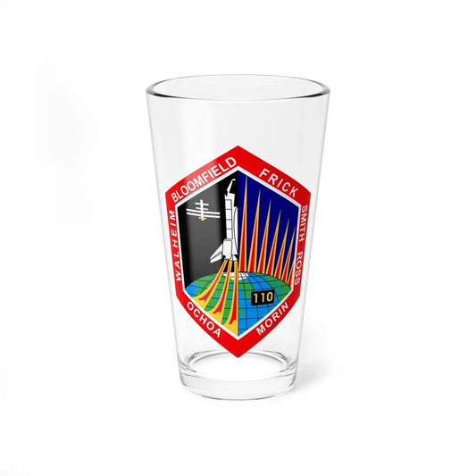 STS 110 (NASA) Pint Glass 16oz 16oz - Go Mug Yourself