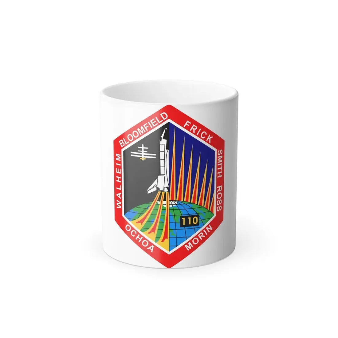 STS 110 Patch NASA - Color Changing Mug 11oz Default Title - Go Mug Yourself