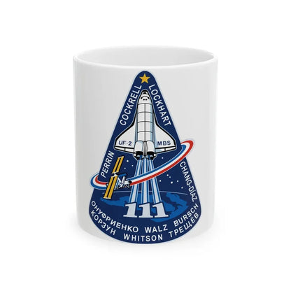 STS 111 (NASA) White Coffee Mug 11oz - Go Mug Yourself