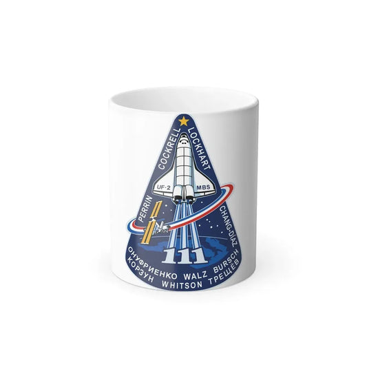 STS 111 Patch NASA - Color Changing Mug 11oz Default Title - Go Mug Yourself
