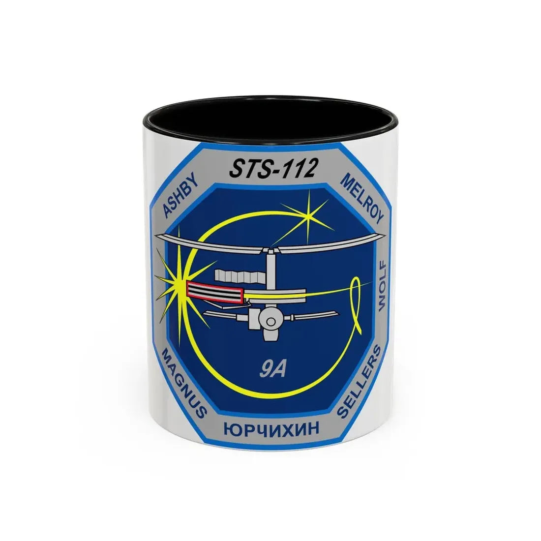 STS 112 (NASA) Accent Coffee Mug 11oz Black - Go Mug Yourself