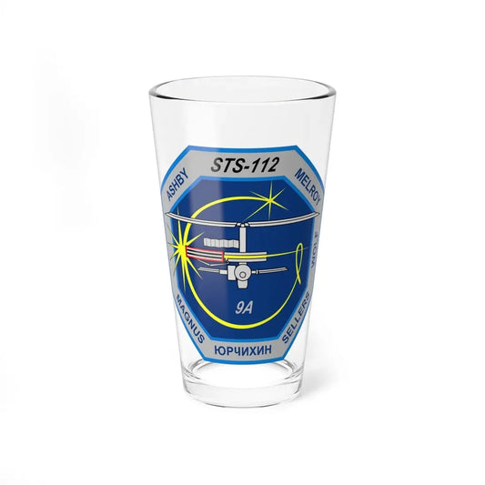 STS 112 (NASA) Pint Glass 16oz 16oz - Go Mug Yourself
