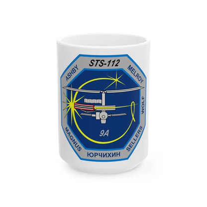 STS 112 (NASA) White Coffee Mug-15oz-Go Mug Yourself