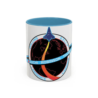 STS 114 (NASA) Accent Coffee Mug 11oz Light Blue - Go Mug Yourself