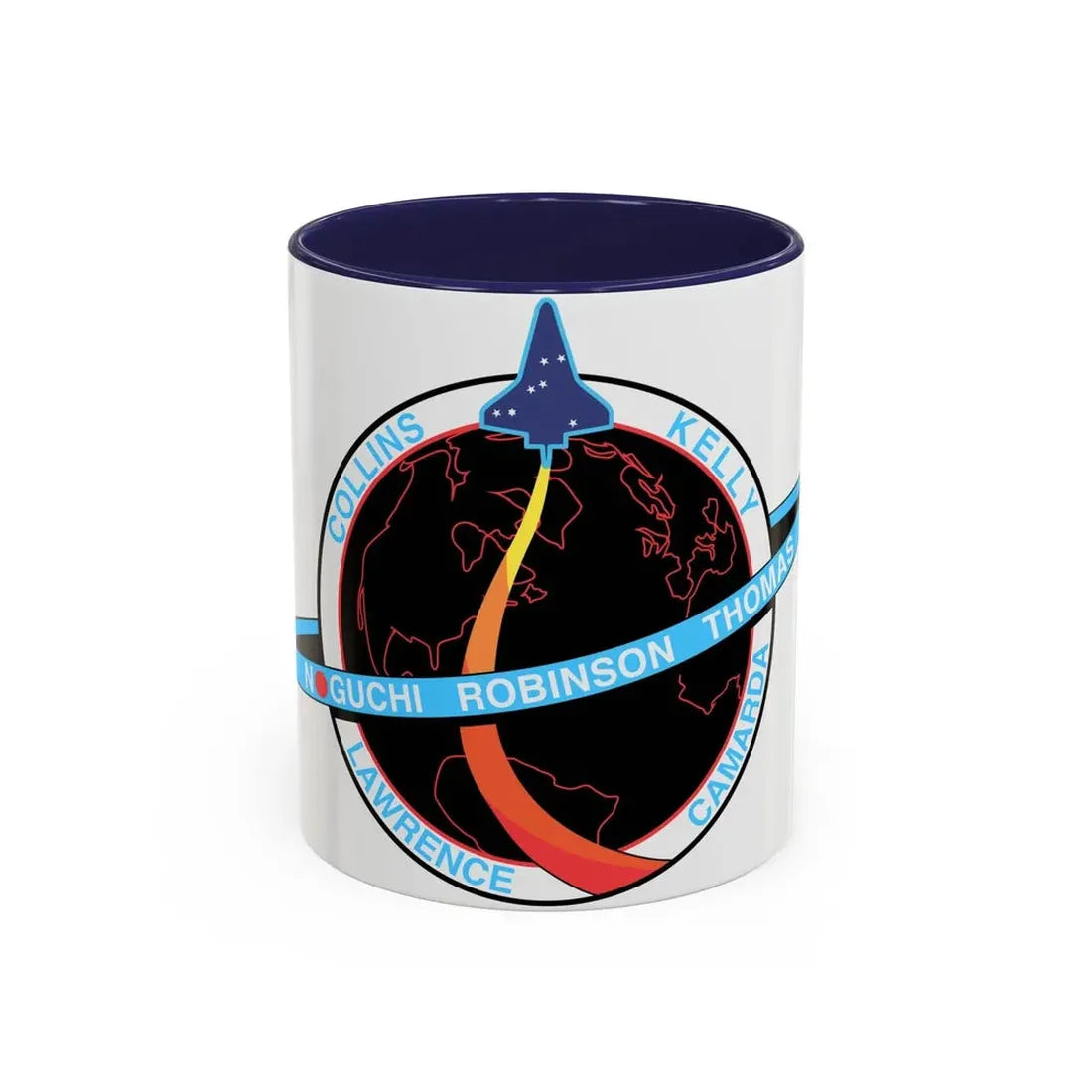 STS 114 (NASA) Accent Coffee Mug 11oz Navy - Go Mug Yourself