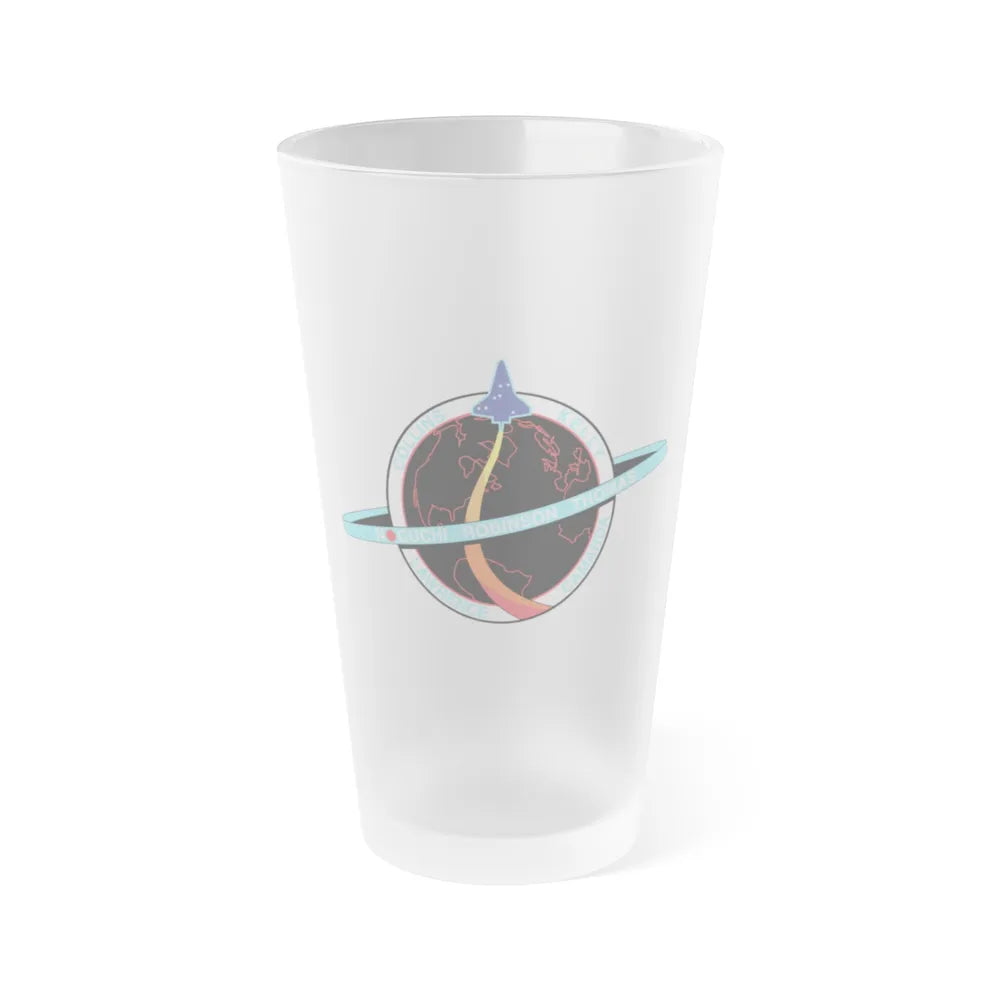 STS 114 (NASA) Frosted Pint Glass 16oz-Go Mug Yourself