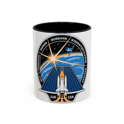 STS 115 (NASA) Accent Coffee Mug 11oz Black - Go Mug Yourself