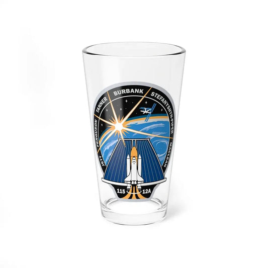 STS 115 (NASA) Pint Glass 16oz 16oz - Go Mug Yourself