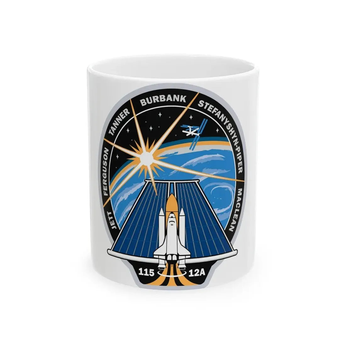 STS 115 (NASA) White Coffee Mug 11oz - Go Mug Yourself
