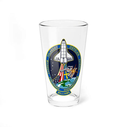 STS 116 (NASA) Pint Glass 16oz 16oz - Go Mug Yourself