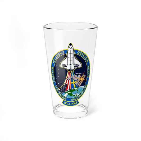 STS 116 (NASA) Pint Glass 16oz 16oz - Go Mug Yourself