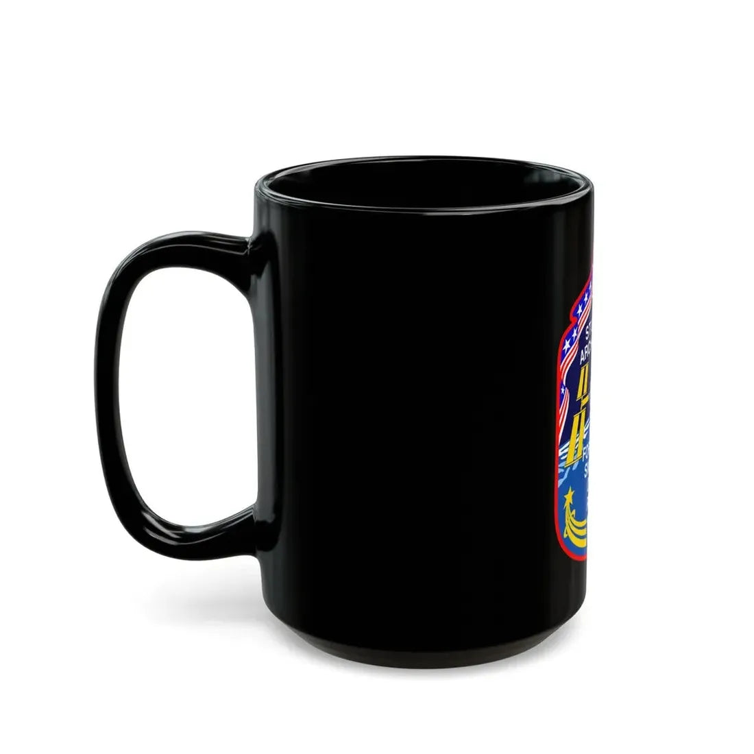 STS 117 (NASA) Black Coffee Mug - Go Mug Yourself