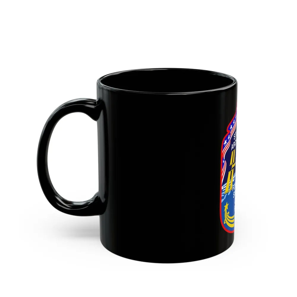 STS 117 (NASA) Black Coffee Mug-Go Mug Yourself