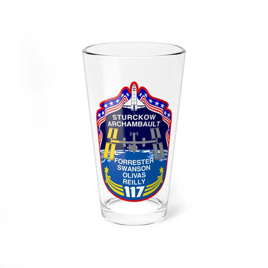 STS 117 (NASA) Pint Glass 16oz 16oz - Go Mug Yourself