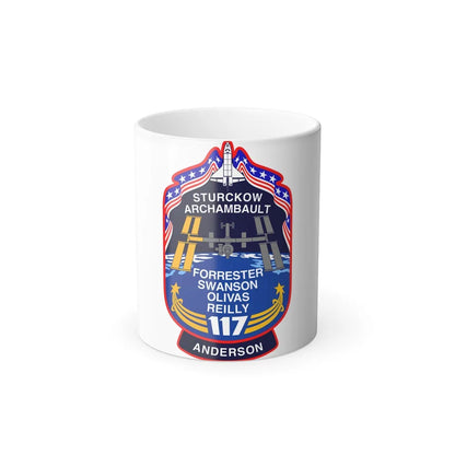 STS 117 Patch v2 NASA - Color Changing Mug 11oz-11oz-Go Mug Yourself