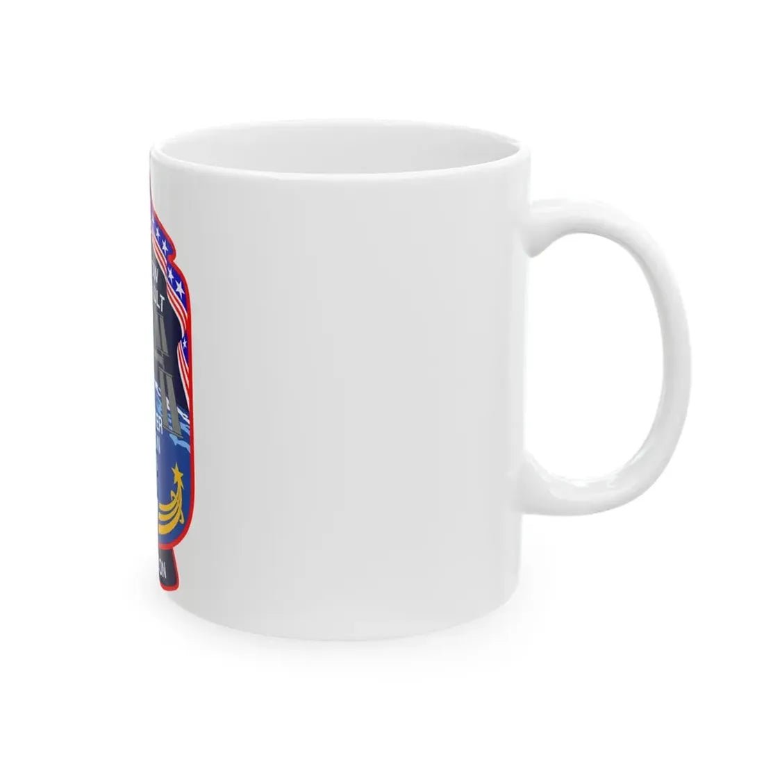 STS 117 Patch v2 NASA (NASA) White Coffee Mug - Go Mug Yourself