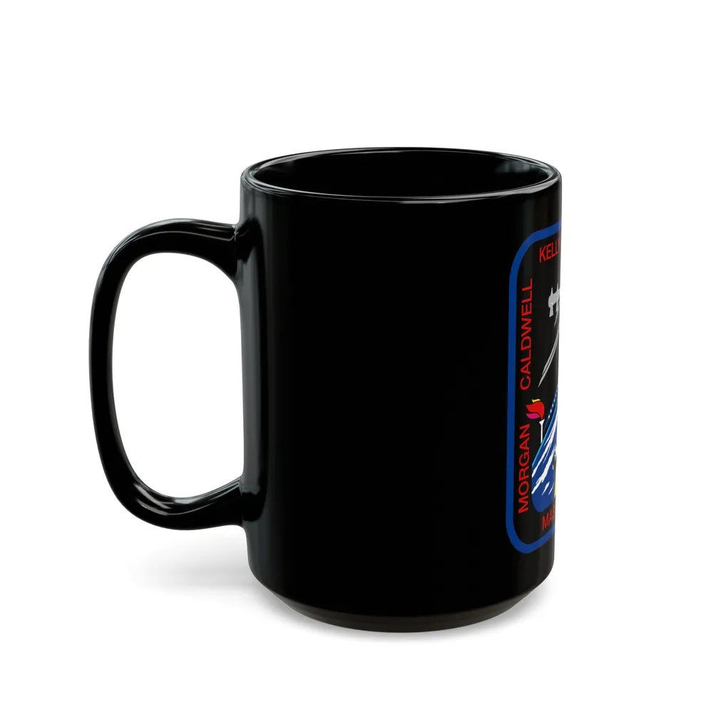 STS 118 (NASA) Black Coffee Mug-Go Mug Yourself