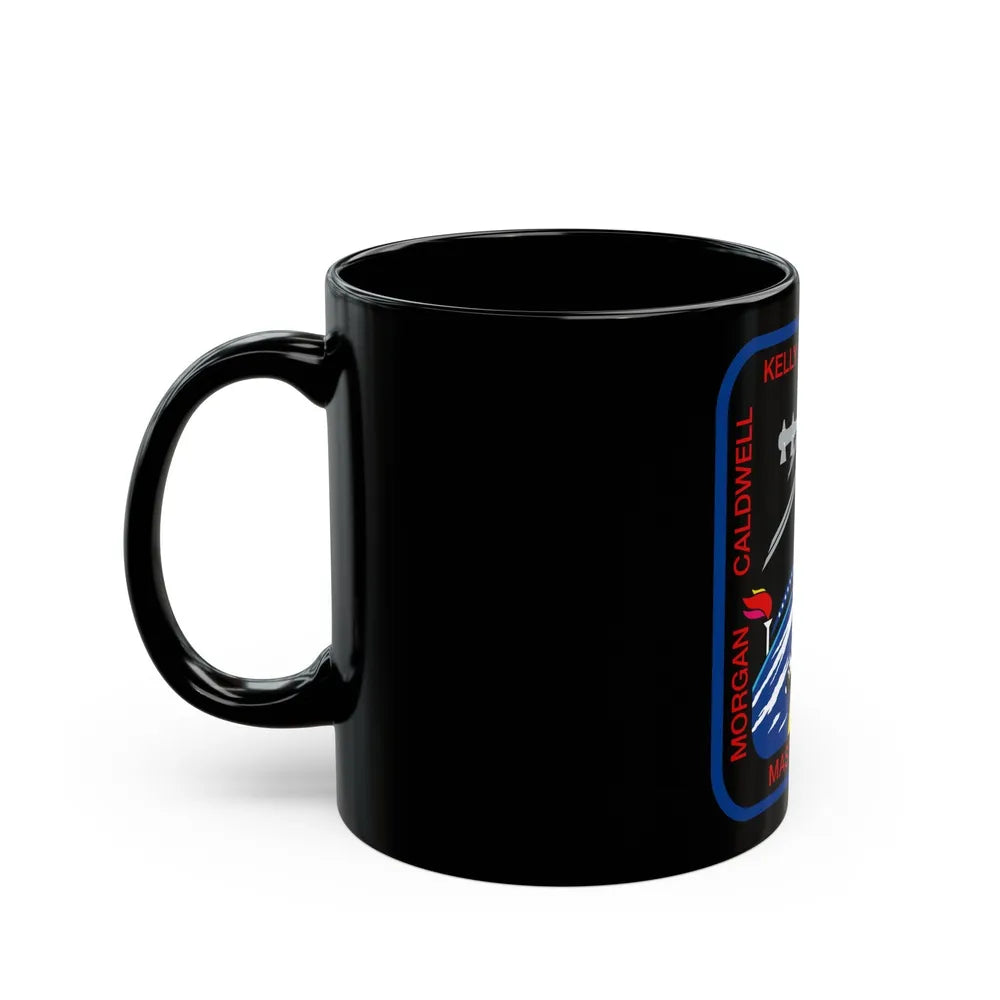 STS 118 (NASA) Black Coffee Mug-Go Mug Yourself