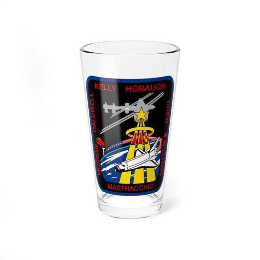 STS 118 (NASA) Pint Glass 16oz 16oz - Go Mug Yourself