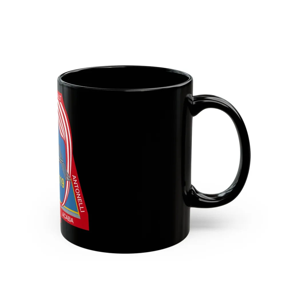 STS 119 (NASA) Black Coffee Mug-Go Mug Yourself