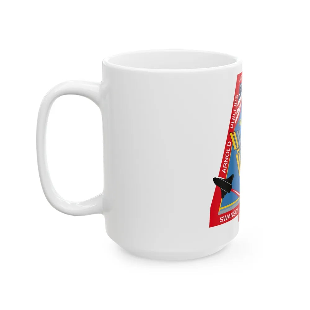 STS 119 (NASA) White Coffee Mug-Go Mug Yourself