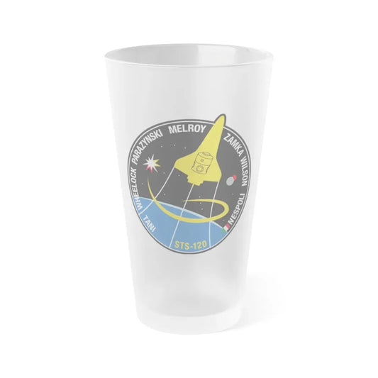 STS 120 (NASA) Frosted Pint Glass 16oz Default Title - Go Mug Yourself
