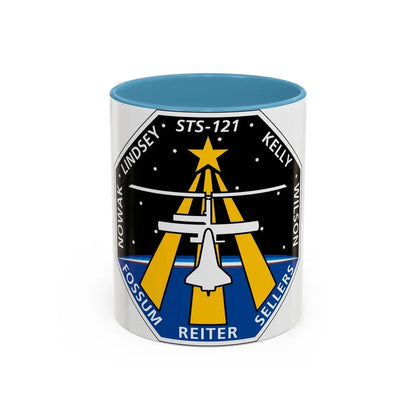STS 121 (NASA) Accent Coffee Mug 11oz Light Blue - Go Mug Yourself
