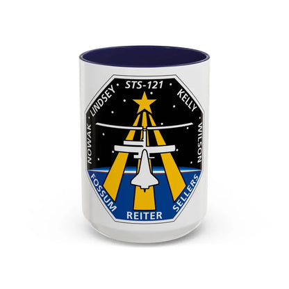 STS 121 (NASA) Accent Coffee Mug 15oz Navy - Go Mug Yourself
