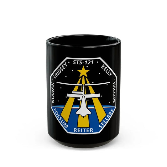 STS 121 (NASA) Black Coffee Mug 15oz - Go Mug Yourself
