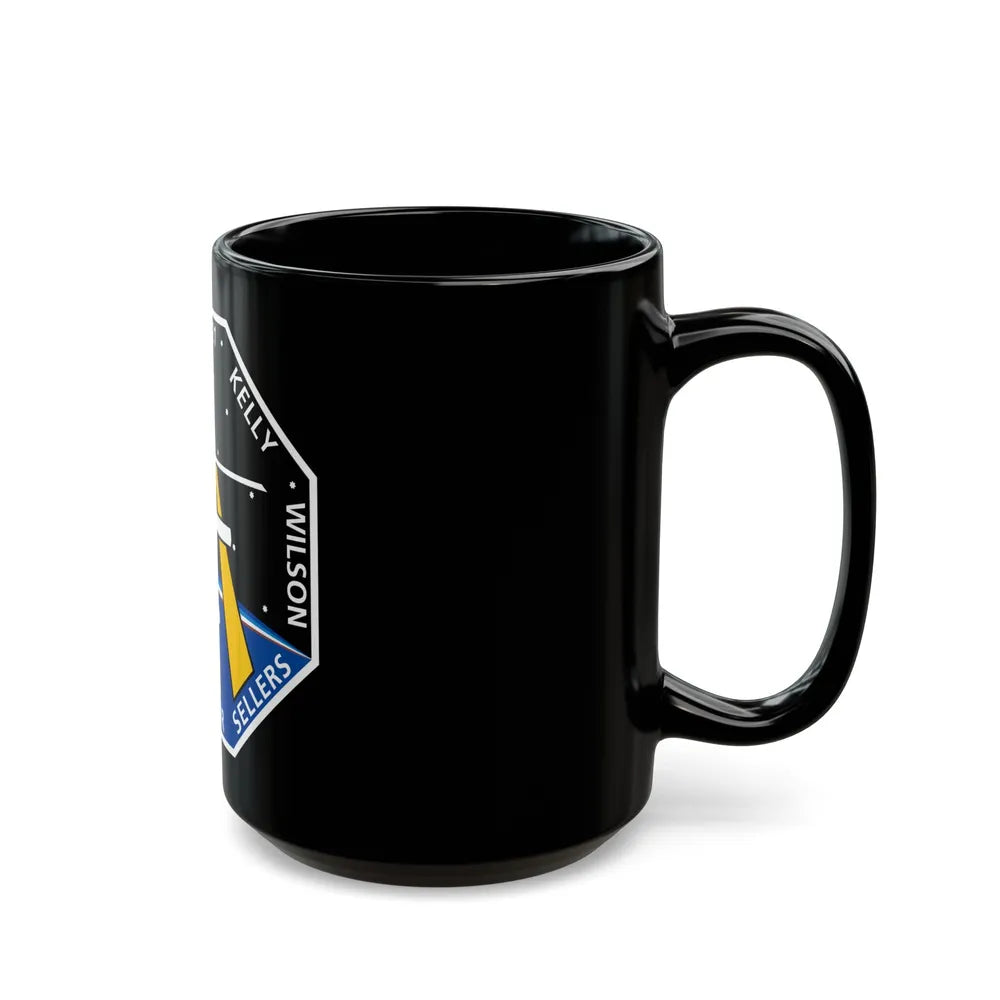 STS 121 (NASA) Black Coffee Mug-Go Mug Yourself