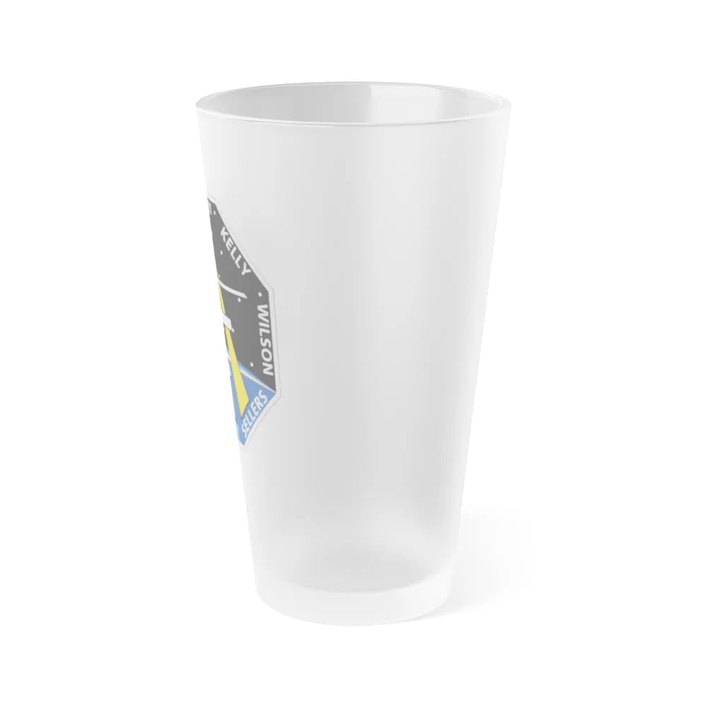 STS 121 (NASA) Frosted Pint Glass 16oz-Go Mug Yourself