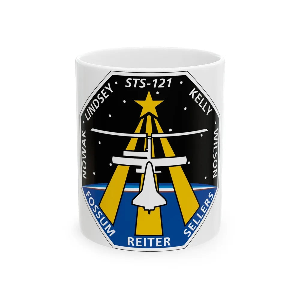 STS 121 (NASA) White Coffee Mug-11oz-Go Mug Yourself