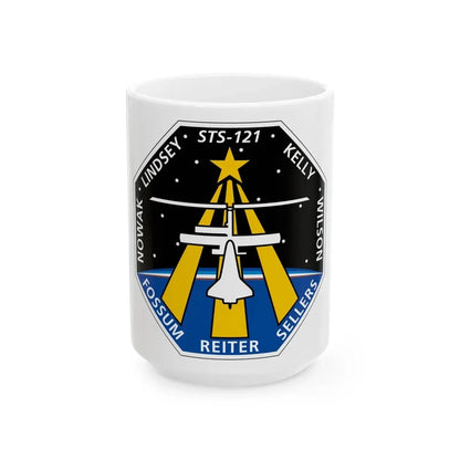 STS 121 (NASA) White Coffee Mug 15oz - Go Mug Yourself