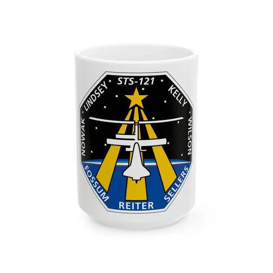 STS 121 (NASA) White Coffee Mug 15oz - Go Mug Yourself