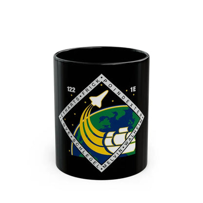 STS 122 (NASA) Black Coffee Mug 11oz - Go Mug Yourself
