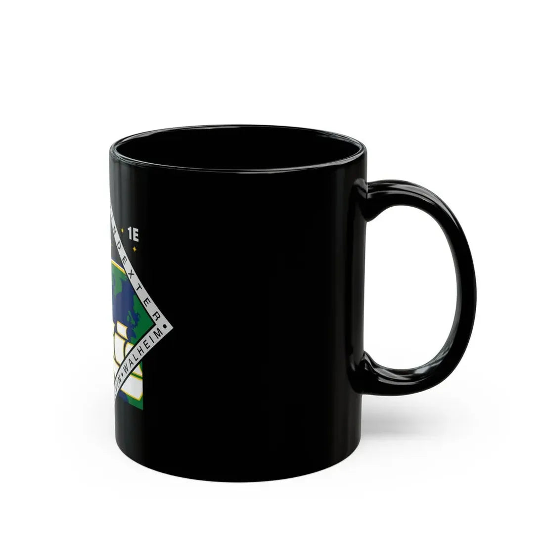STS 122 (NASA) Black Coffee Mug - Go Mug Yourself