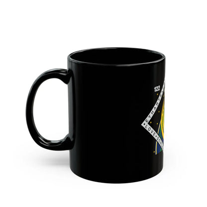 STS 122 (NASA) Black Coffee Mug-Go Mug Yourself