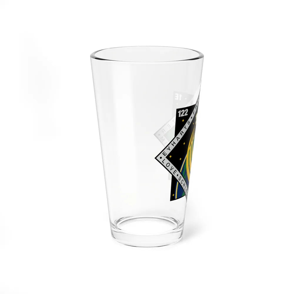 STS 122 (NASA) Pint Glass 16oz-Go Mug Yourself