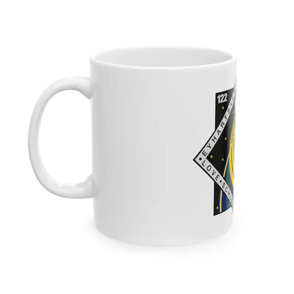 STS 122 (NASA) White Coffee Mug - Go Mug Yourself