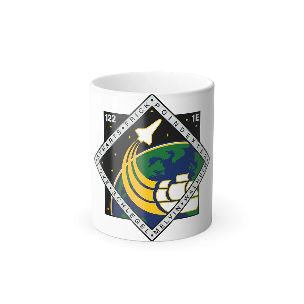 STS 122 Patch NASA - Color Changing Mug 11oz-Go Mug Yourself