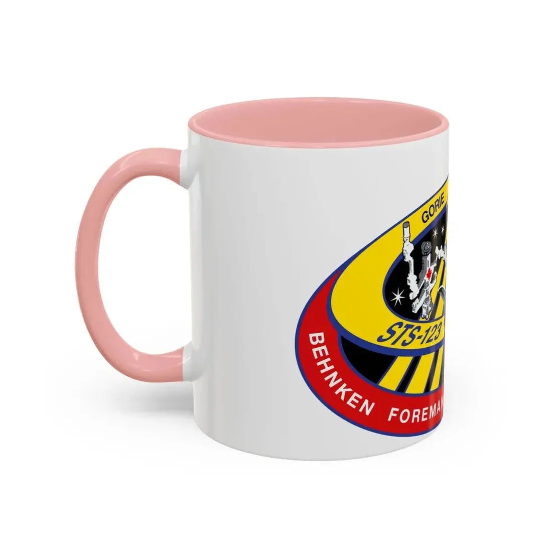 STS 123 (NASA) Accent Coffee Mug - Go Mug Yourself