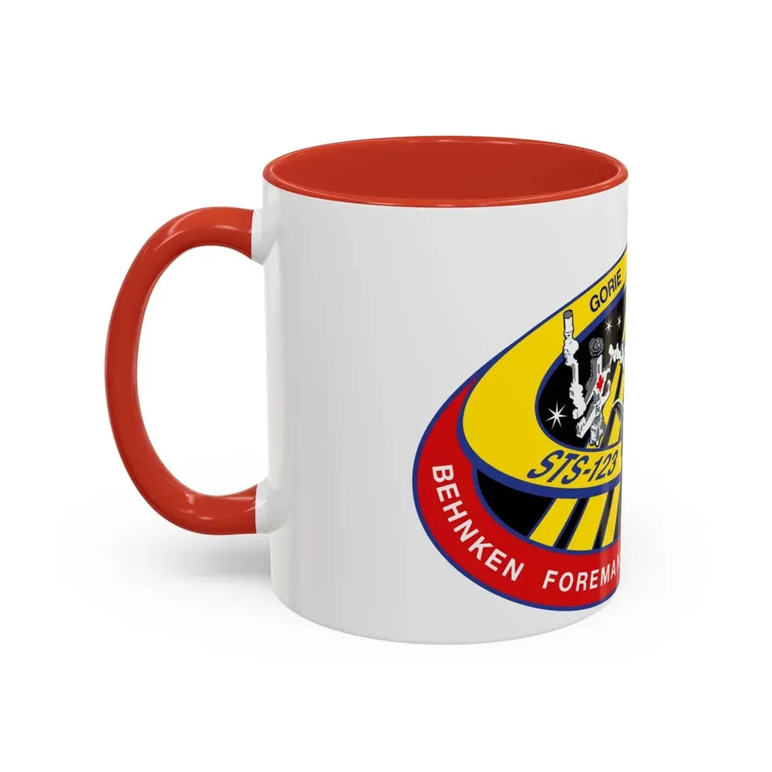 STS 123 (NASA) Accent Coffee Mug - Go Mug Yourself