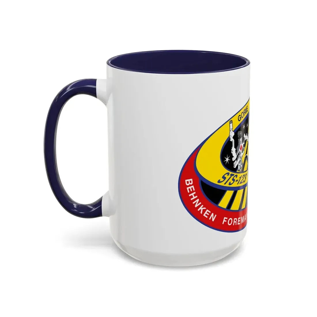STS 123 (NASA) Accent Coffee Mug - Go Mug Yourself