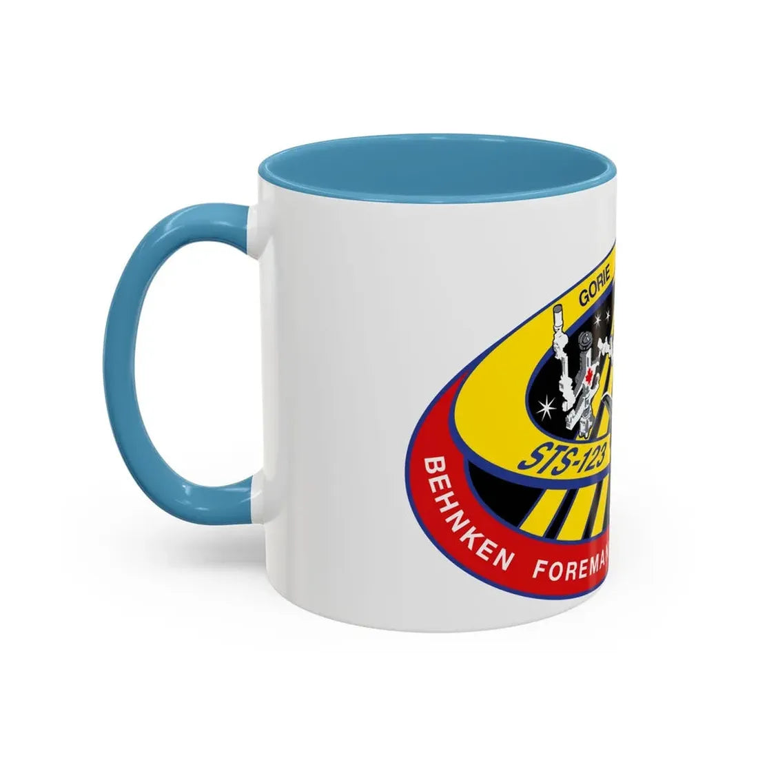 STS 123 (NASA) Accent Coffee Mug - Go Mug Yourself