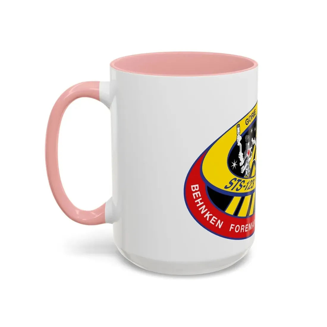 STS 123 (NASA) Accent Coffee Mug - Go Mug Yourself