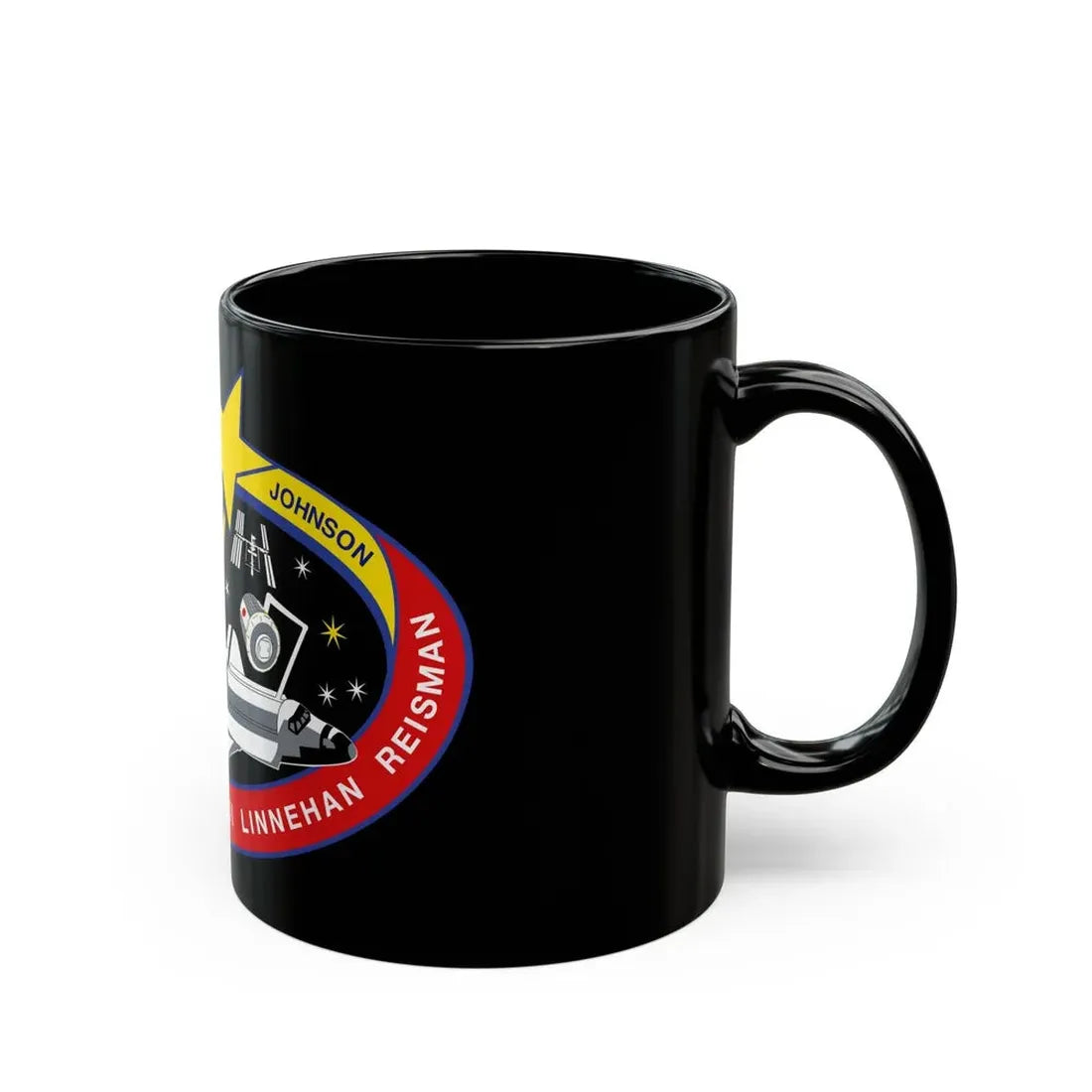 STS 123 (NASA) Black Coffee Mug - Go Mug Yourself