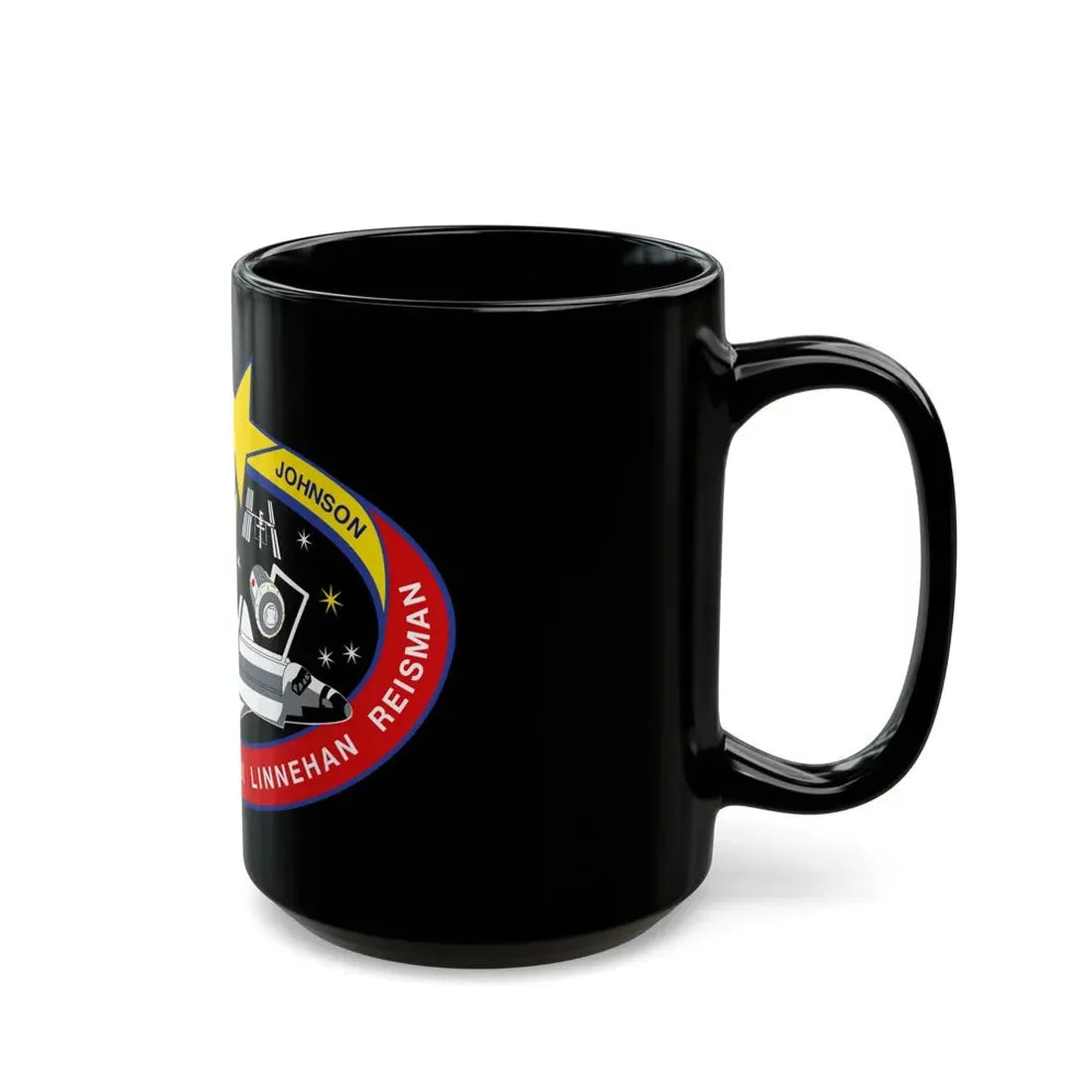 STS 123 (NASA) Black Coffee Mug - Go Mug Yourself